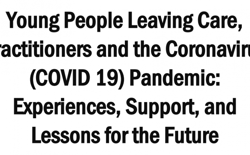 Care leavers and COVID research